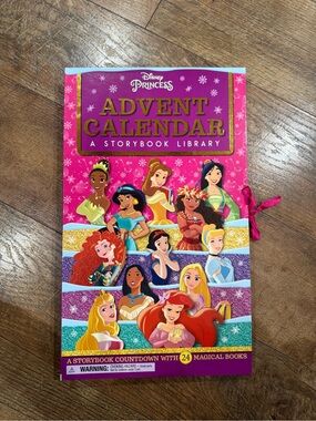 Disney Princess Advent Calendar Storybook Library 24 Books Unused Like New